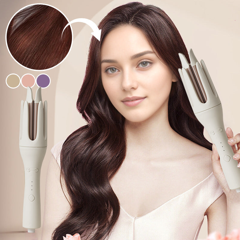 ⏳LAST DAY SALE 49% OFF!!💥Fully Automatic Hair Curler – Hands-Free Rotary Styler for Luxe, Bouncy Curls💇‍♀️ Gentle Ceramic Heat • Tangle-Free • Effortless Salon Waves in Minutes ⏱️🌿
