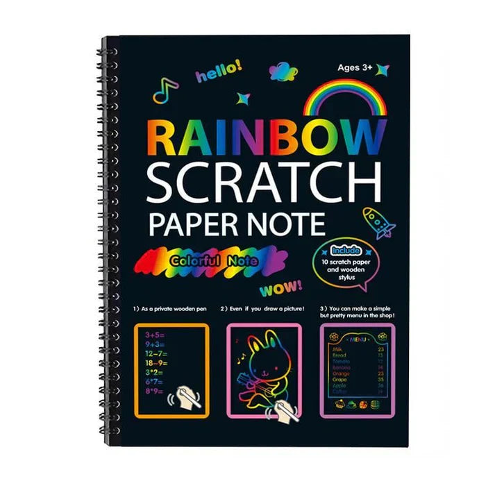 🔥Hot Sale 49% OFF🌈✍️Rainbow Magic Scratch Paper