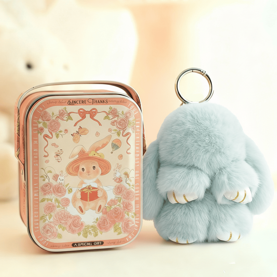 🏆LIMITED TIME SPECIAL SALE 49% OFF🐰Handmade Soft Bunny PomPom Charms