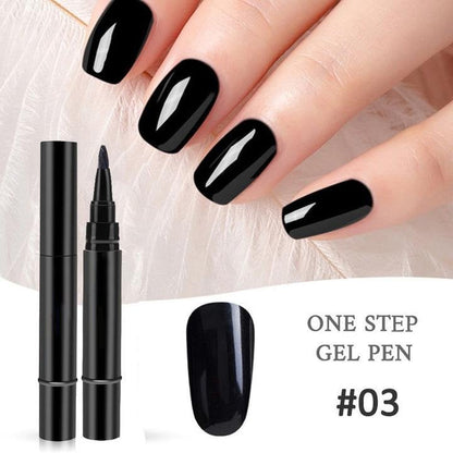💅👣 Limited Time Buy 1 Get 1 Free! ✨One Step Nail Gel Pen🎨Free handheld mini UV nail lamp💡