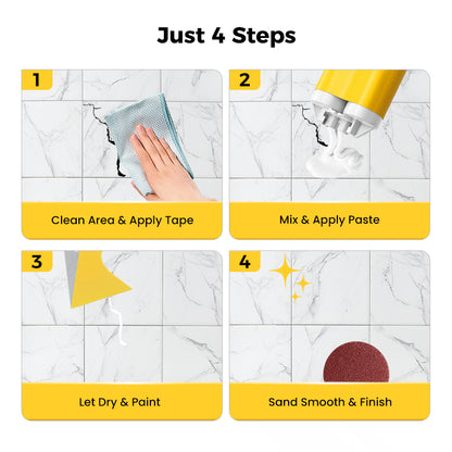 🧱 BUY 2 GET 1 FREE! ✨ Tile & Stone Crack Repair Kit - Professional-Grade Filler for Sealing Gaps, Waterproof & Color-Matching Formula 🛠️💧
