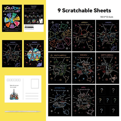 🔥Hot Sale 49% OFF🌈✍️Rainbow Magic Scratch Paper