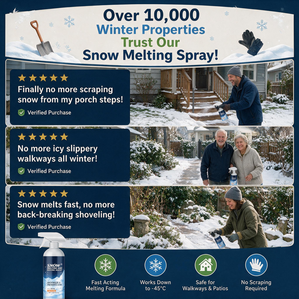 🔥Buy 2 get 1 free 🎉Multi-Functional Powerful Deicer Snow Melt Agent