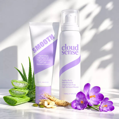 🧴New Arrival 49% OFF! 💖Gentle & Painless Hair Removal Cream Duo for Sensitive Skin Say Goodbye To Unwanted Hair Without Pain! 👋