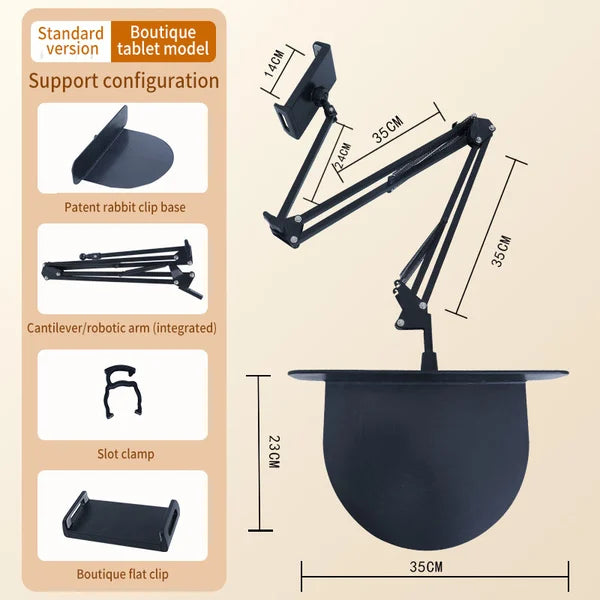 🔖 LIMITED-TIME 49% OFF! ⚡ Hidden Bedside Retractable Phone & Tablet Holder🛏️