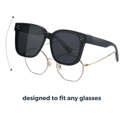🕶️ LIMITED-TIME 49% OFF! ✨ Fit Over Sunglasses – UV400, Snap-On, Universal 🏔️