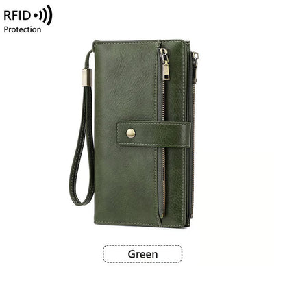 📢📢49% OFF !!!⏰Women's RFID Blocking Leather Wallet👛