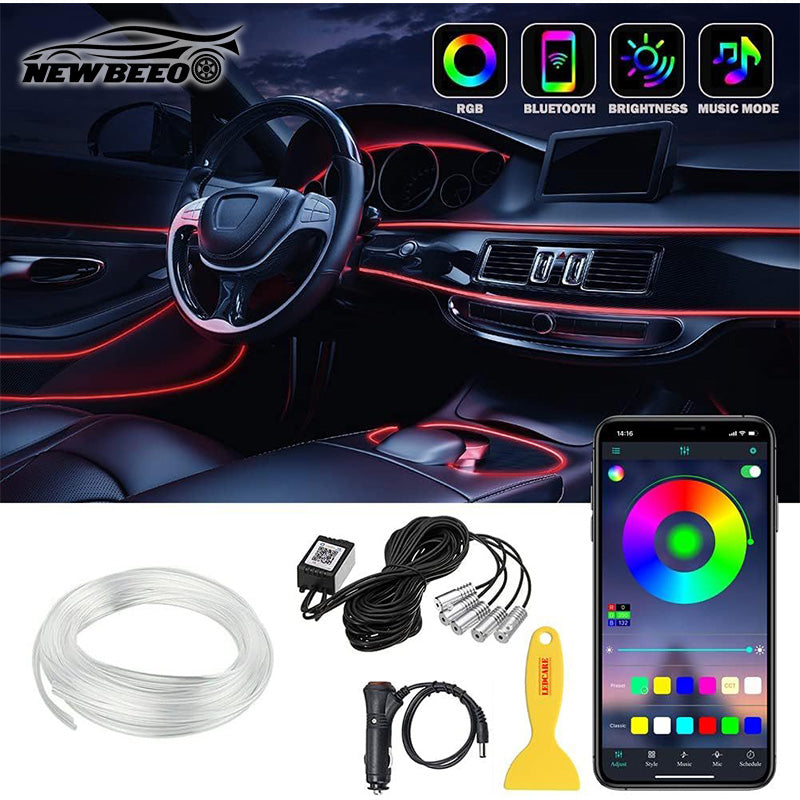🚗💡 50% OFF! Car Interior LED Atmosphere Lights – ultra-thin & easy to fit, adds a custom glow for stunning evening drives! ✨✅