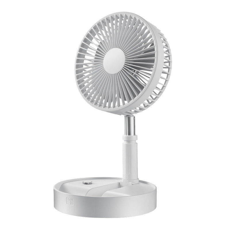 🥳2026 HOT SALE🥳💞50K+ SOLD!🌀🔋 49% OFF! Telescopic Folding USB Fan – Adjustable height, 180° tilt, 4 speeds & quiet. 3600mAh battery, 24H runtime. Perfect for home or travel! 💨✨