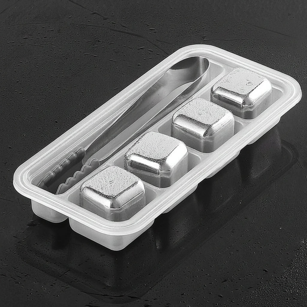 🧊49% OFF!🎁Stainless Steel Ice Cubes – Food Grade 304 Steel, Fast Cooling, Reusable, Gift Box Included. Great for Home Bar, Party or Father’s Day Gift! 🍸🎉💪