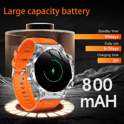 🔥40% Off!⌚1.52" HD smartwatch for men – Phone calls and music control – Multiple sports modes – IP68 waterproof – Long battery life