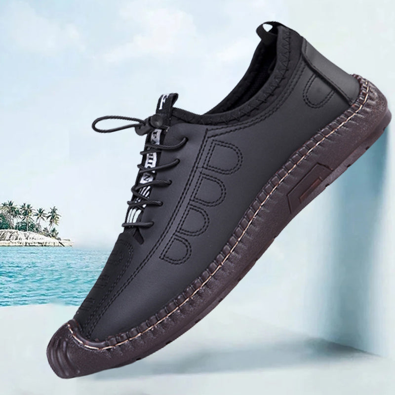 🥾 LIMITED-TIME 49% OFF! ✨ Slip-on Hiking Shoes – Soft Leather, Breathable, Slip-Resistant 🏔️
