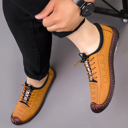 🥾 LIMITED-TIME 49% OFF! ✨ Slip-on Hiking Shoes – Soft Leather, Breathable, Slip-Resistant 🏔️