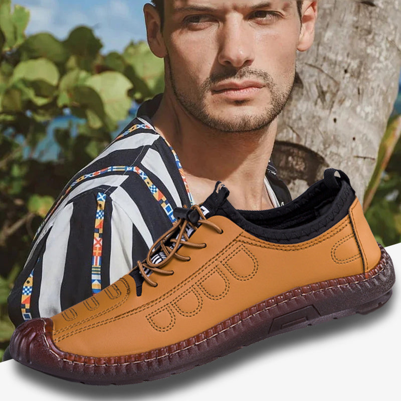 🥾 LIMITED-TIME 49% OFF! ✨ Slip-on Hiking Shoes – Soft Leather, Breathable, Slip-Resistant 🏔️