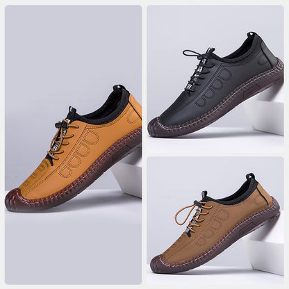 🥾 LIMITED-TIME 49% OFF! ✨ Slip-on Hiking Shoes – Soft Leather, Breathable, Slip-Resistant 🏔️