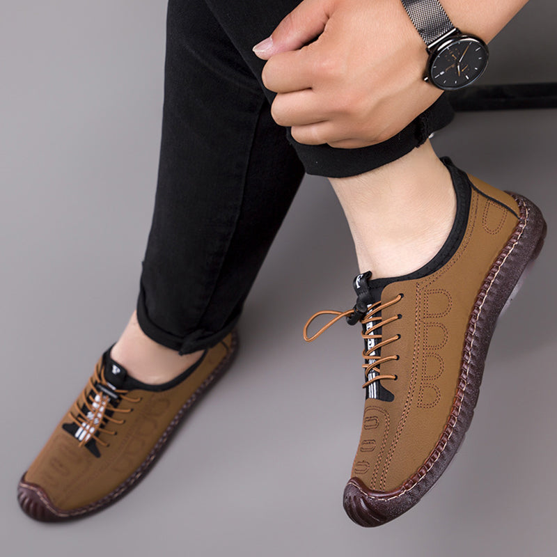 🥾 LIMITED-TIME 49% OFF! ✨ Slip-on Hiking Shoes – Soft Leather, Breathable, Slip-Resistant 🏔️
