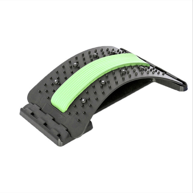🔥Magnetic Lumbar Stretcher – Acupressure Massage, Portable Design & Relieves Back Pain 🧘‍♂️✨