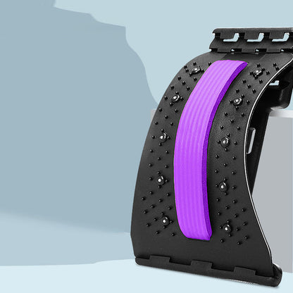 🔥Magnetic Lumbar Stretcher – Acupressure Massage, Portable Design & Relieves Back Pain 🧘‍♂️✨