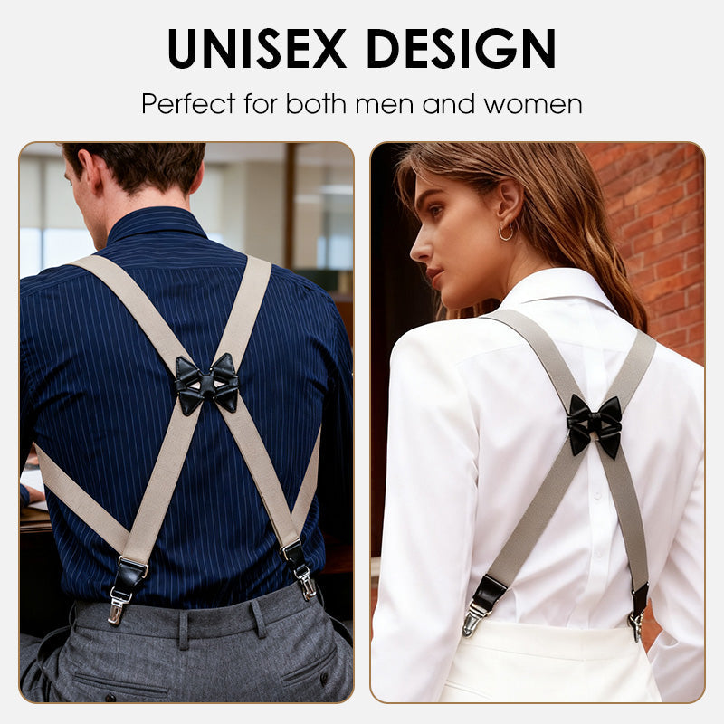 👔✅ 49% OFF! Men's X-Back Suspenders with Hook Clips – Adjustable & Heavy-Duty