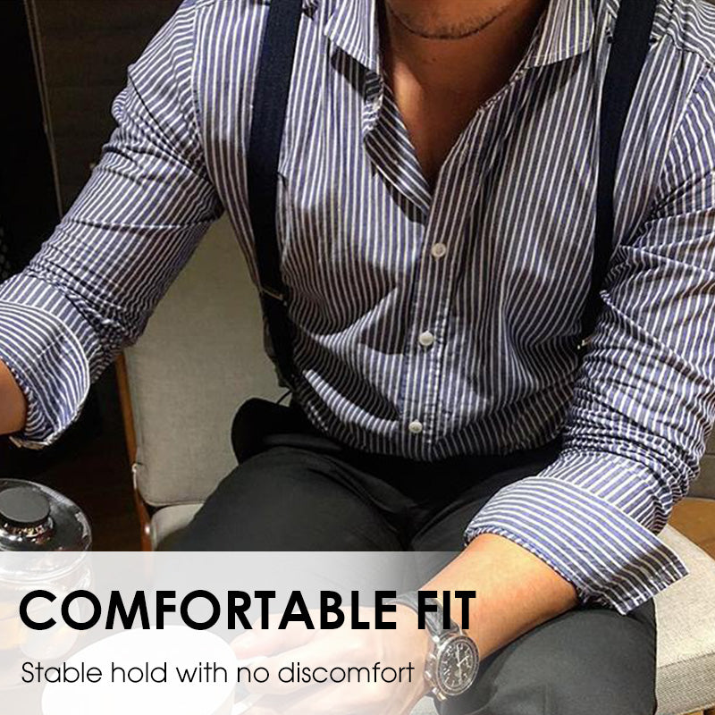 👔✅ 49% OFF! Men's X-Back Suspenders with Hook Clips – Adjustable & Heavy-Duty