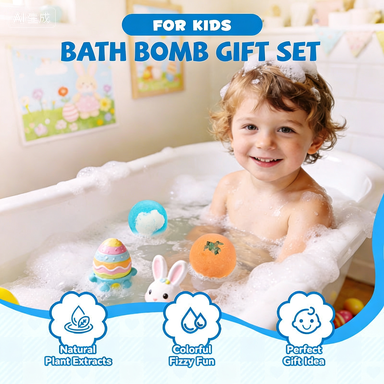 🛁 49% OFF |🌊 Ocean Theme Bath Bombs | 60g*12 Pcs, Foamy Bath Time & Fun Gift Idea ✨