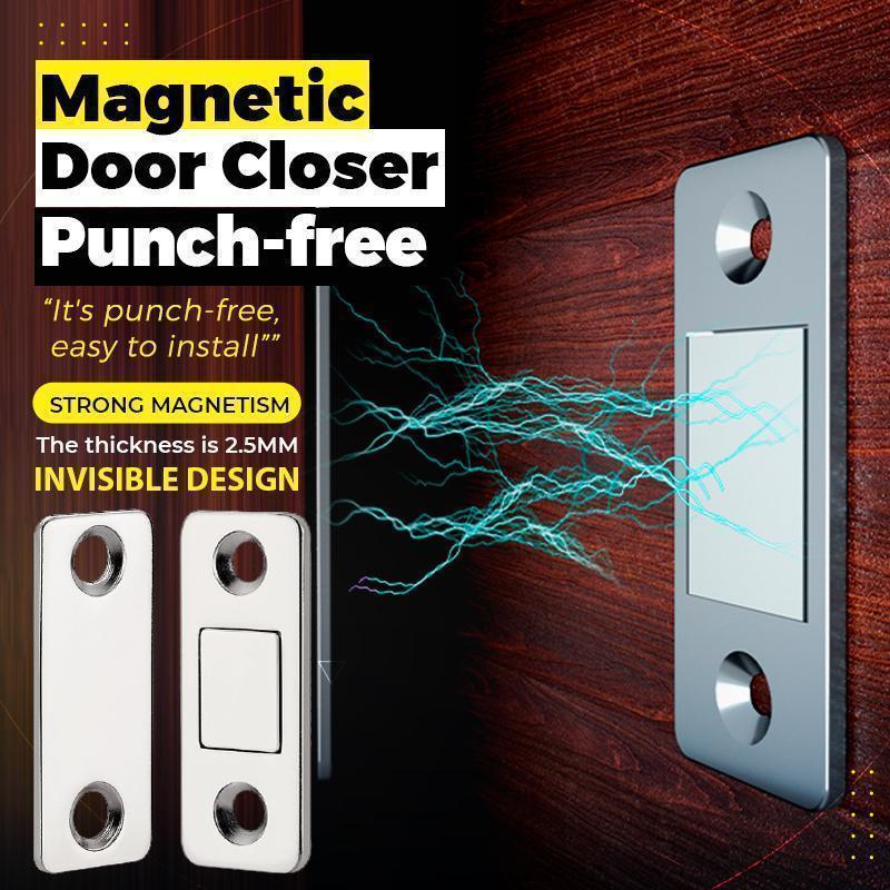 🚪🧲 LIMITED-TIME 49% OFF! 6-Piece Ultra-Thin Magnetic Door Catch Set – No-Drill Installation, Strong Hold & Stainless Steel Design 🏠