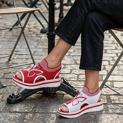 🔥 60% OFF on selected products🎉Women's Casual Peep-Toe Platform Beach Sandals