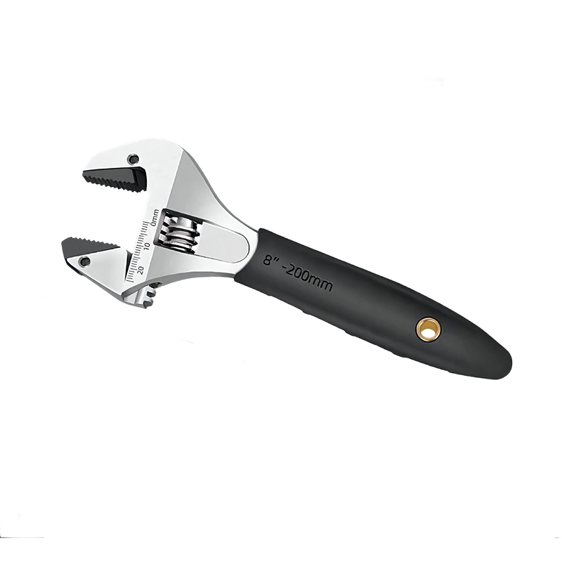 🥳2026 HOT SALE🥳💞50K+ SOLD!💥🔧⚡ 49% OFF! Wide Jaw Ratchet Adjustable Wrench – Self-tightening, high-hardness alloy teeth. Precision scale, ergonomic TPR grip. Sizes 8"/10"/12". A must-have for DIY. 🛠️✨