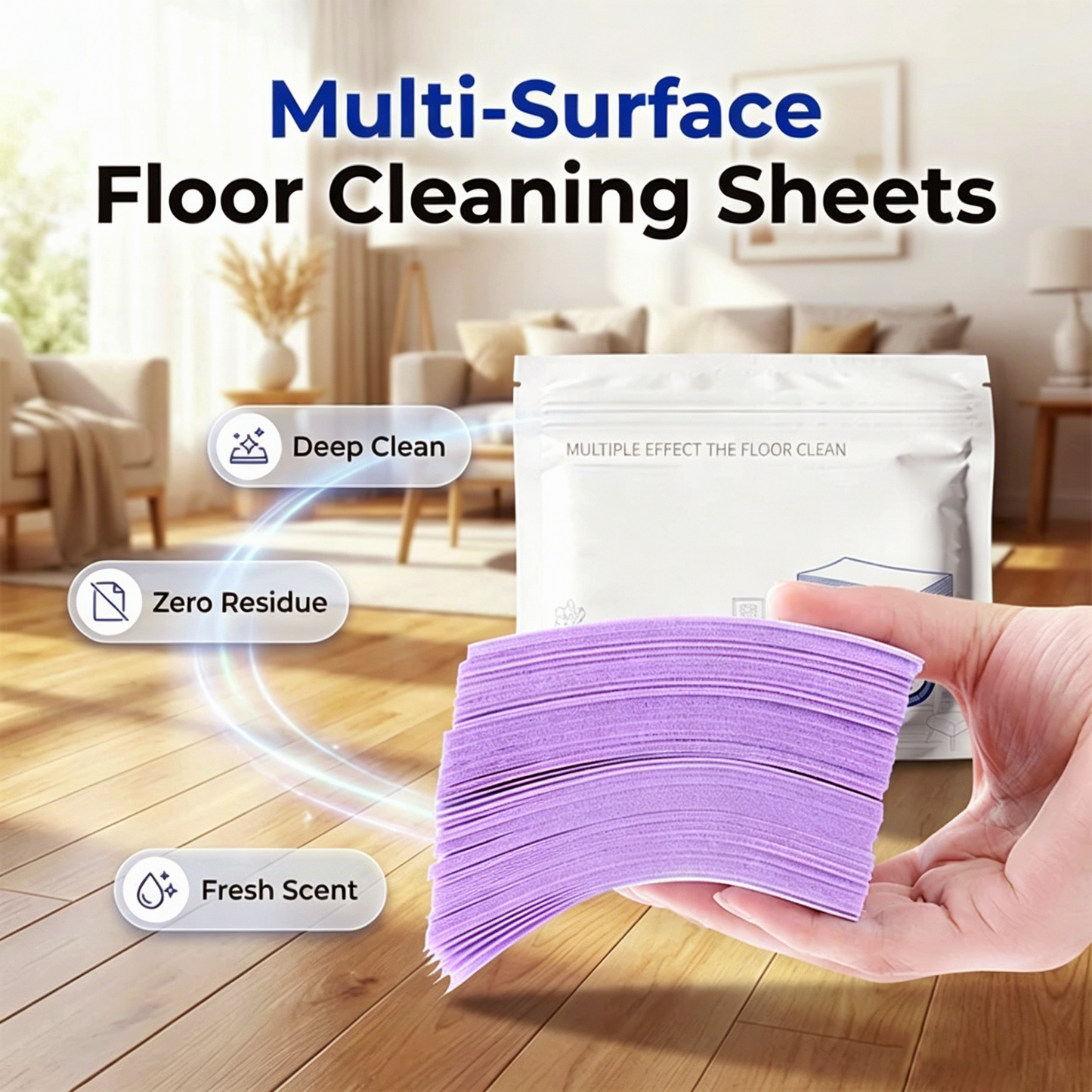 🥳2026 HOT SALE🥳💞50K+ SOLD!✨✨Water-Soluble Floor Cleaning Sheets