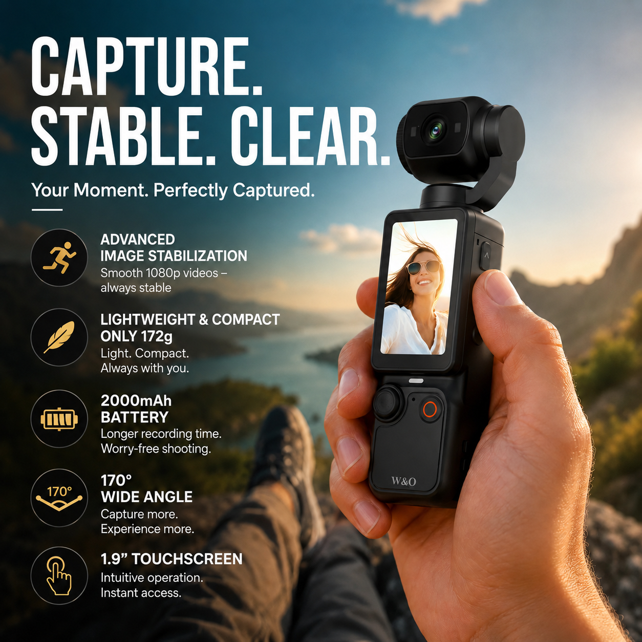 📸✨ 【Limited Edition – 49% Off】Pocket camera with flip-up display – Take perfect selfies 📱💄 and share them instantly, no editing required