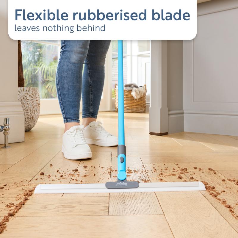 🧼LAST DAY SALE:49% OFF🔥🔥Minky Flexi Edge Sweeper: Multi-Surface Cleaning for Floors, Carpets & Windows