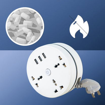 🔌LIMITED-TIME 49% OFF! ⏰Cord-Winding Universal Power Strip