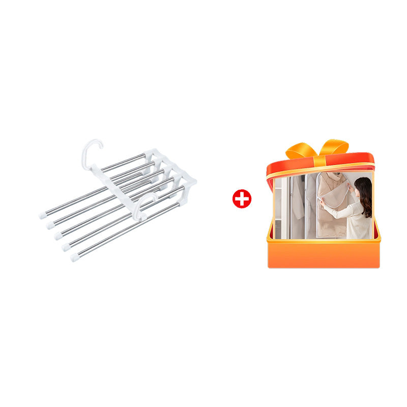 💗Special Offer Now!— Household Multifunctional Telescopic Folding Multi-layer Pants Storage Rack