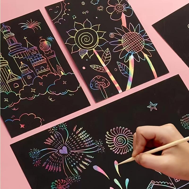 🔥Hot Sale 49% OFF🌈✍️Rainbow Magic Scratch Paper