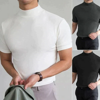 🔈🔈2026 Hot Sale - 49% OFF🎁High Neck Slim Fit T-shirt for Men