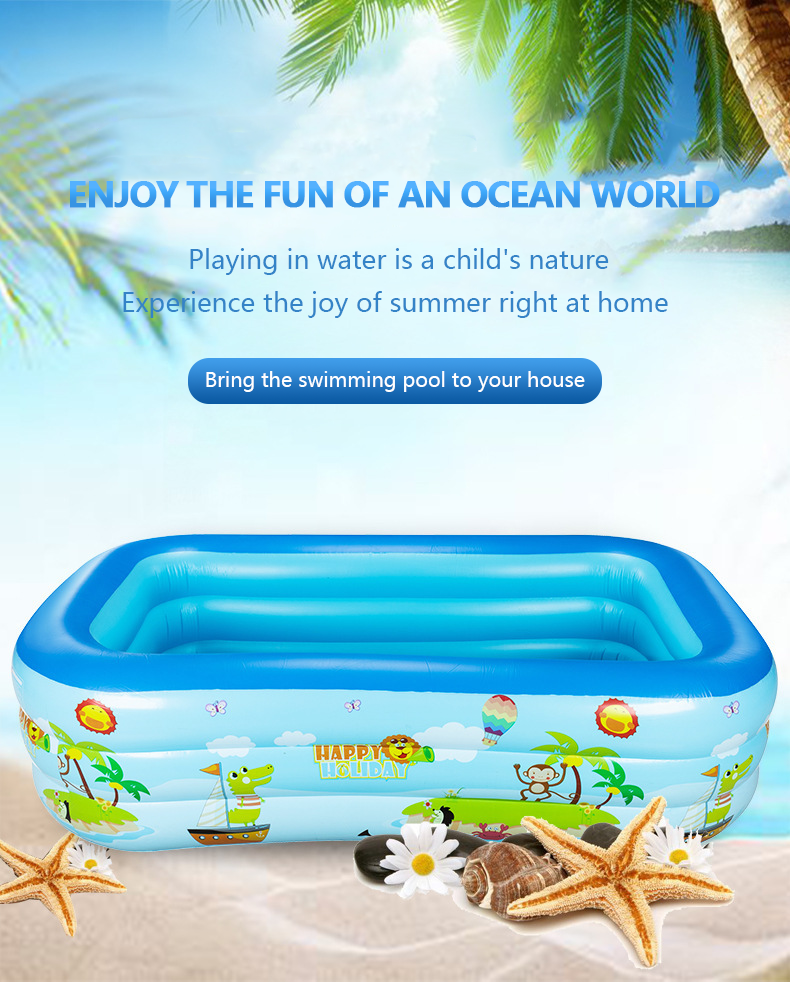 🏊 49% OFF NOW! 🎉 Children's Inflatable Pool – Sturdy PVC & easy setup – Perfect for backyard fun on hot days – safe and colourful for kids 🌞✨