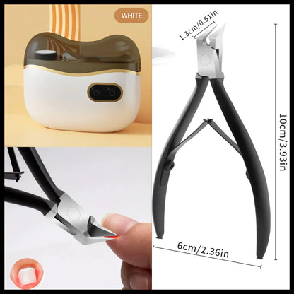 🔥 LAST DAY PROMOTION - 49%OFF 🔥💅2-in-1 Electric Nail Clipper & Polisher