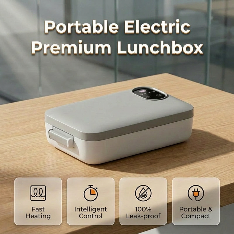 📢📢49% off now！🍱⚡ Portable Self-Heating Electric Lunch Box 🔋🌡️