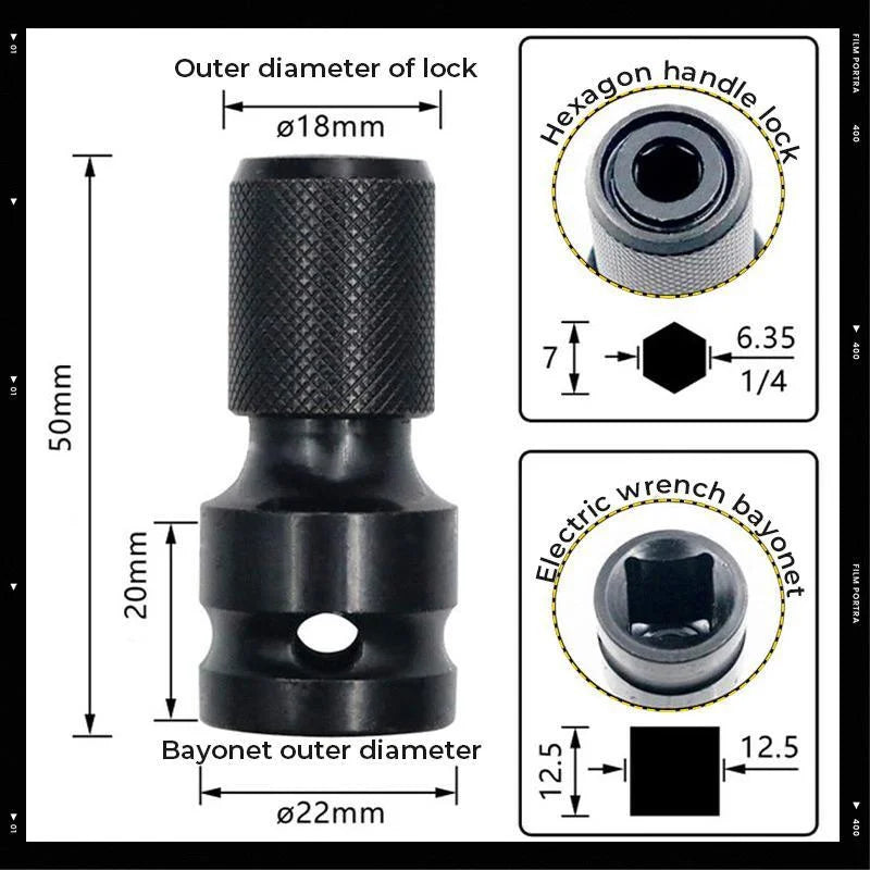 💥Last Day Big Sale 49% OFF💥 1/4" Hex Shank Socket Converter（BUY 3 GET 5 FREE）