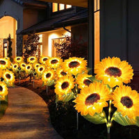 ⏳Limited-time 49% off🌞Solar LED Sunflower Garden Lights-29.6inch/75cm