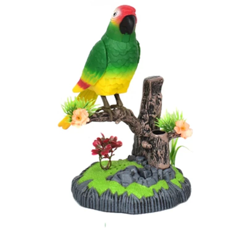 🔥HOT SALE🦜Electric battery-powered voice-controlled parrots