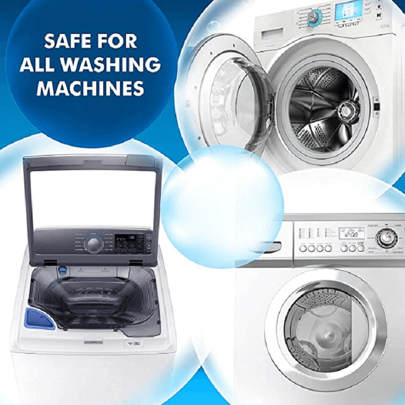 🧺 BUY 5 GET 5 FREE! ⏰ Antibacterial Washing Machine Cleaner – Removes odor, fights bacteria & deep cleans drum and seals – keeps machine fresh and efficient ✨