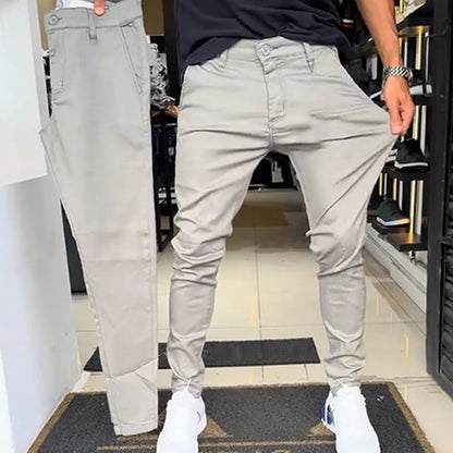 💥✨Limited-time 49% Off ✨Men's high quality stretch casual solid color trousers