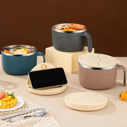 🍲40% OFF!🍜304 Stainless Steel Insulated Ramen Bowl🔥