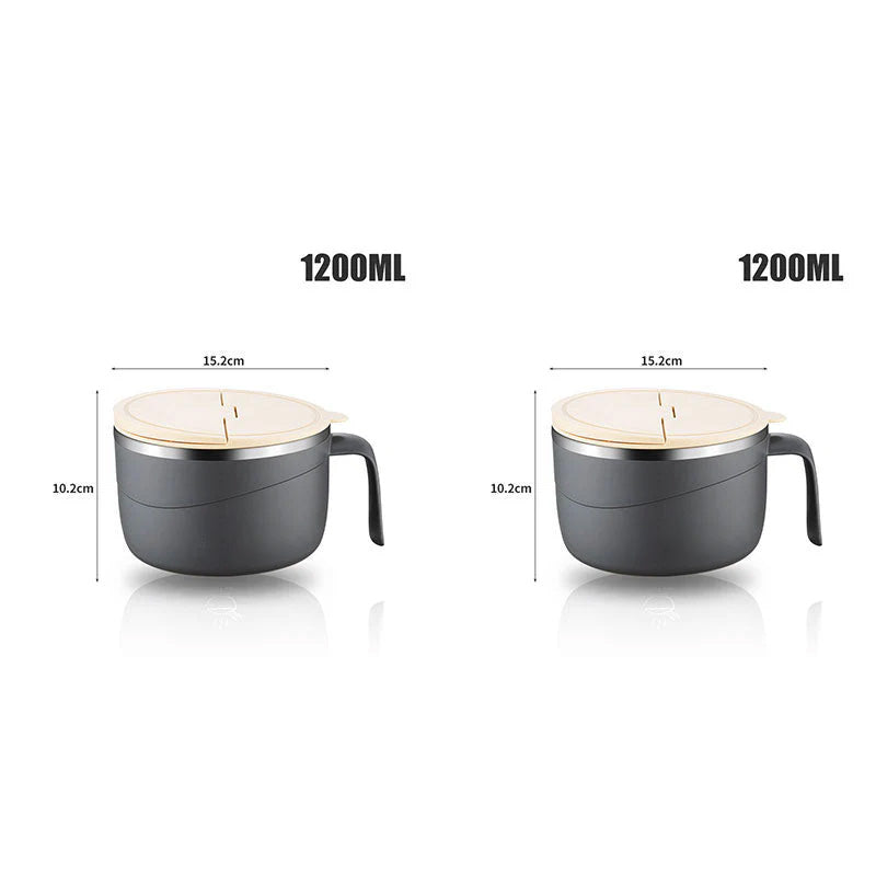 🍲40% OFF!🍜304 Stainless Steel Insulated Ramen Bowl🔥