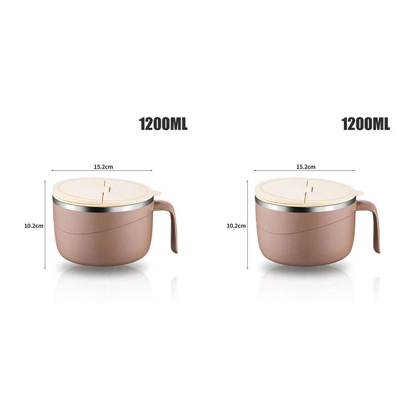🍲40% OFF!🍜304 Stainless Steel Insulated Ramen Bowl🔥
