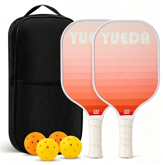 🥎 49% OFF NOW! Gradient Pink Pickleball Set – 2 Fibreglass Paddles, 4 Pickle Balls & Portable Carry Bag – USAPA Approved, Lightweight & Perfect for Beginners & Adults, Indoors & Outdoors ✨