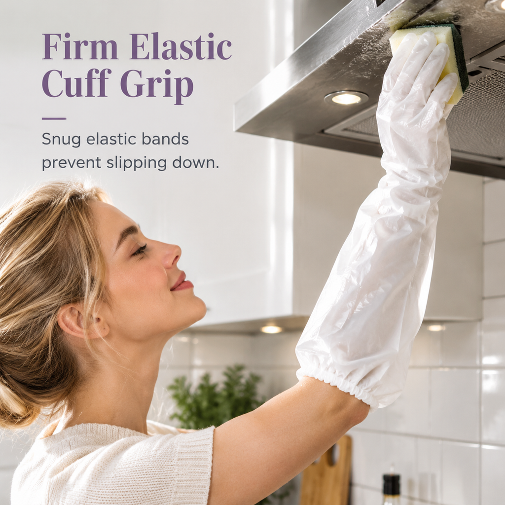 🧪 Chemical Safety 2026 | Disposable Long Gloves | Full Protection & Durable 🛡️
