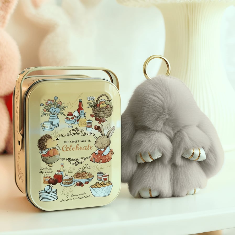 🏆LIMITED TIME SPECIAL SALE 49% OFF🐰Handmade Soft Bunny PomPom Charms