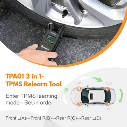 🚗 LIMITED‑TIME 49% OFF! ⚡ TPMS 2‑in‑1 Relearn Tool & Digital Tire Pressure Gauge – Practical, Accurate, User‑friendly ✨